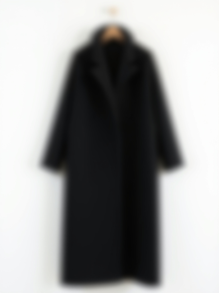 Manteau noir avec poches